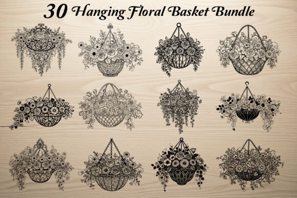30 Hanging Floral Basket Bundle Review