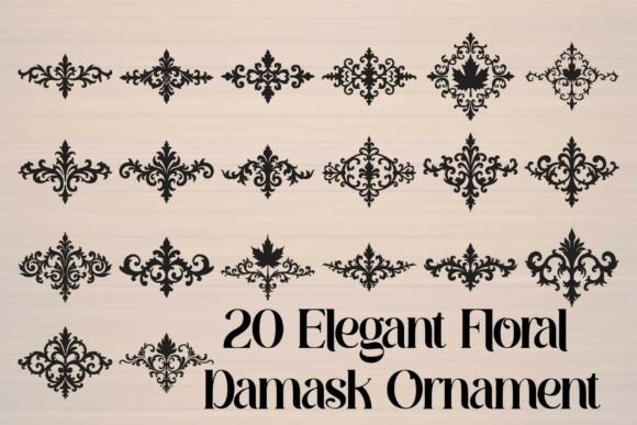 Elegant Floral Damask Ornament Review