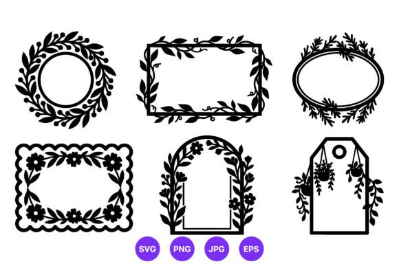 Floral Ornamental Frames Vector Set Review