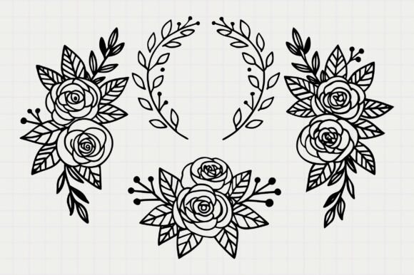 Flower Border, Floral Decoration, Rose Review