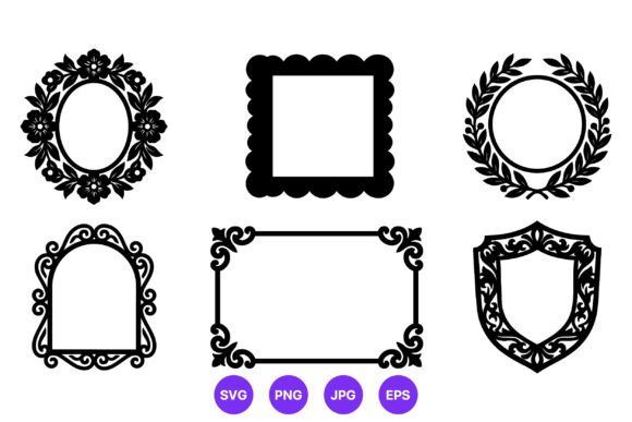 Ornate Black Floral Frame Vector Review
