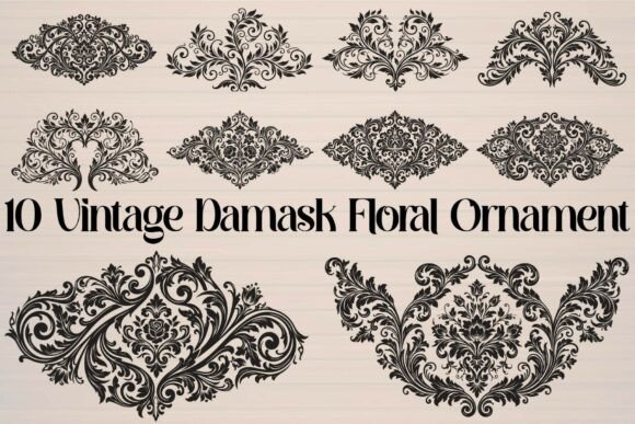 Vintage Damask Floral Ornament Review