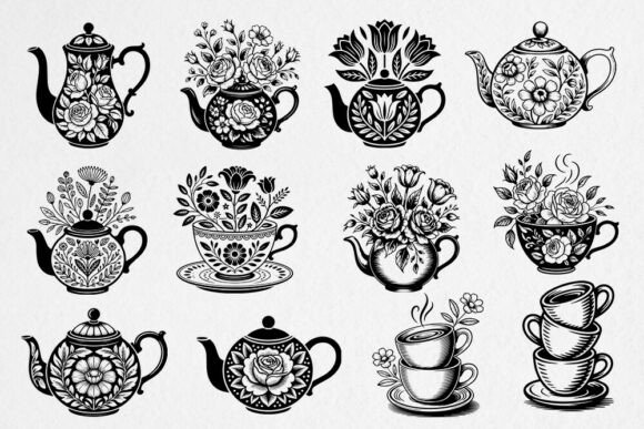 Vintage Floral Teapot Tea Cup Bundle Review